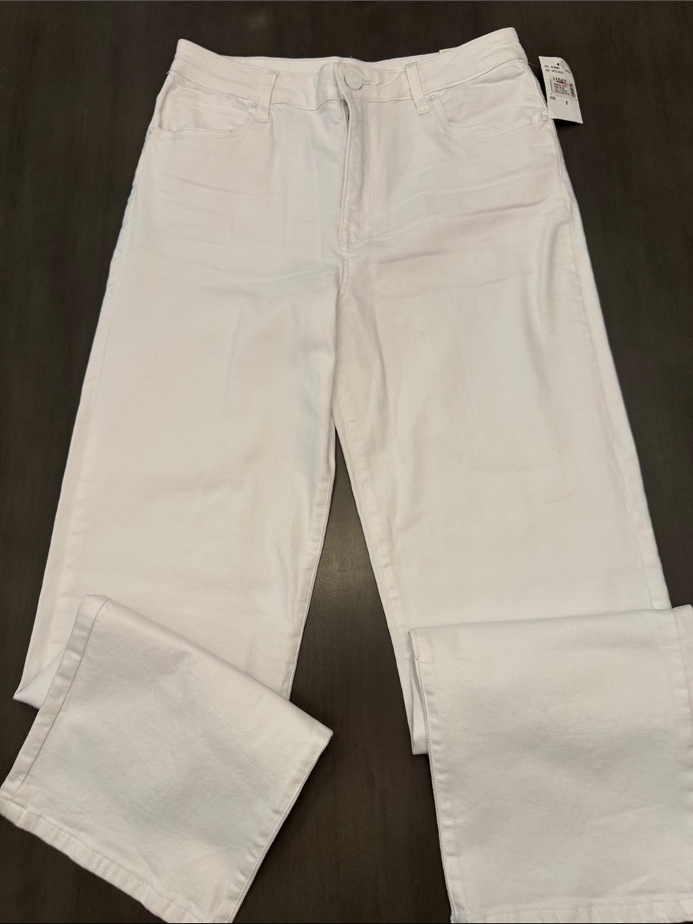 Kut from the Kloth White Wide Leg Jeans